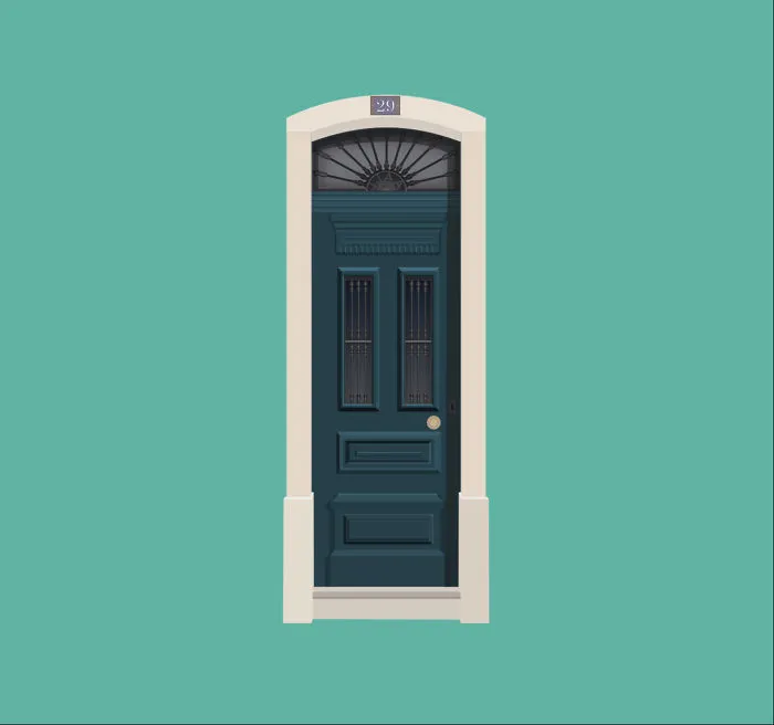 I Create Beautiful Illustrations Of Doors From Portugal.