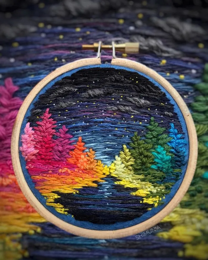 Russian Artist Pushes Embroidery To Its Limits, Making It Look Like Paint