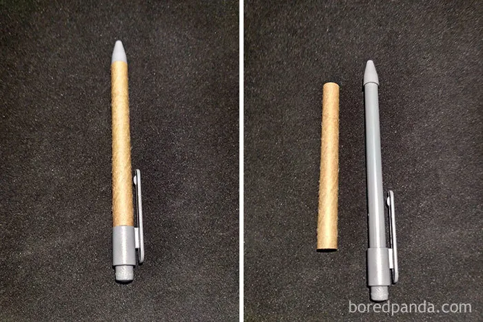Este bolígrafo fue hecho para “minimizar” el uso de plástico