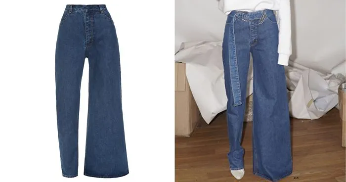 Asymmetrical Jeans Are The Next Big Fashion Release Of 2019, And People Don't Know How They Feel About It