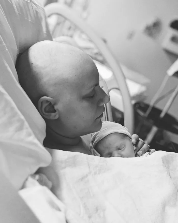 My Wife Was Diagnosed With Breast Cancer At 7-Months Pregnant, Started Chemo 7 Weeks Ago And Gave Birth To A Healthy Baby Boy Early This Morning