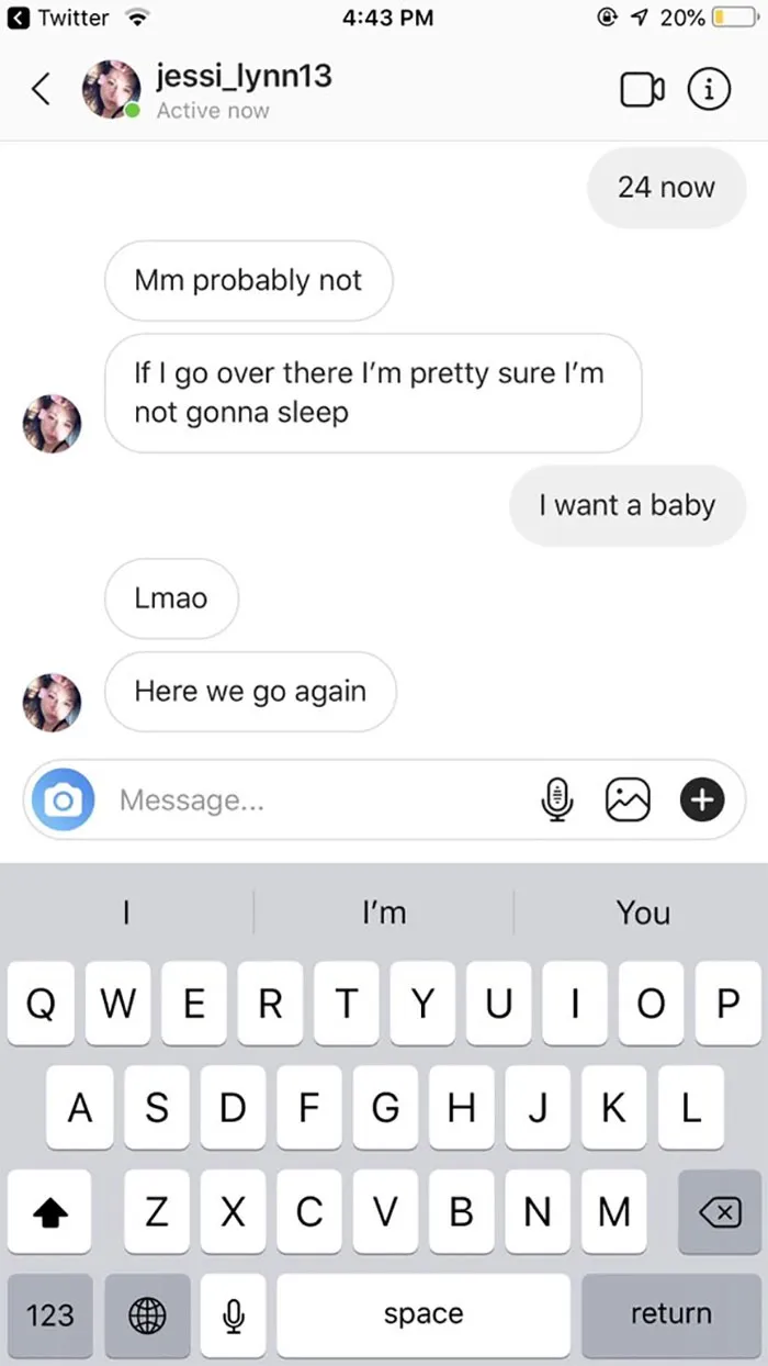 50 Of The Best Responses To The “Text Your Boyfriend 'I Want A Baby'” Challenge
