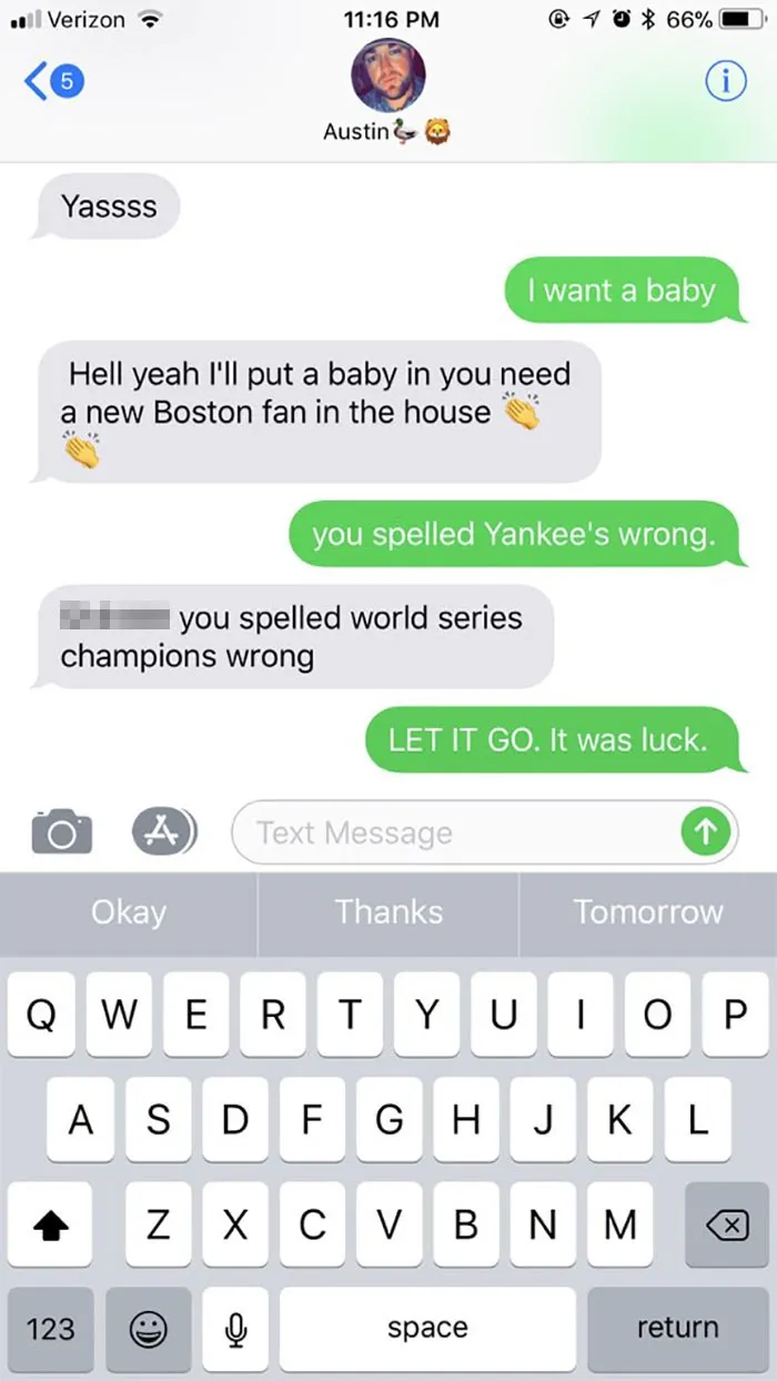 50 Of The Best Responses To The “Text Your Boyfriend 'I Want A Baby'” Challenge