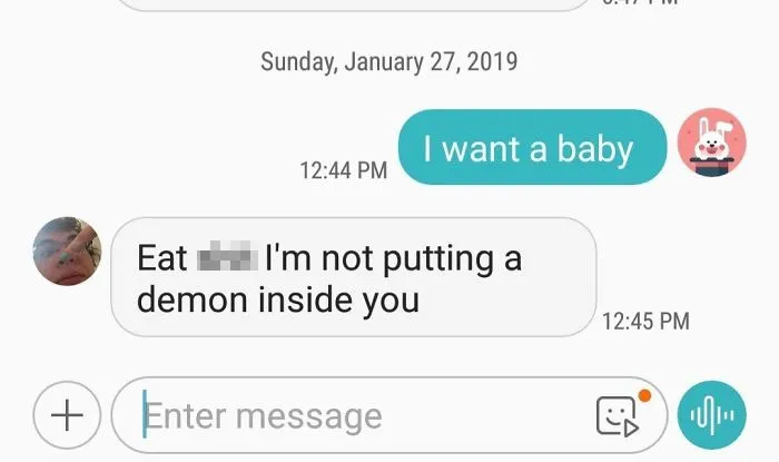 50 Of The Best Responses To The “Text Your Boyfriend 'I Want A Baby'” Challenge