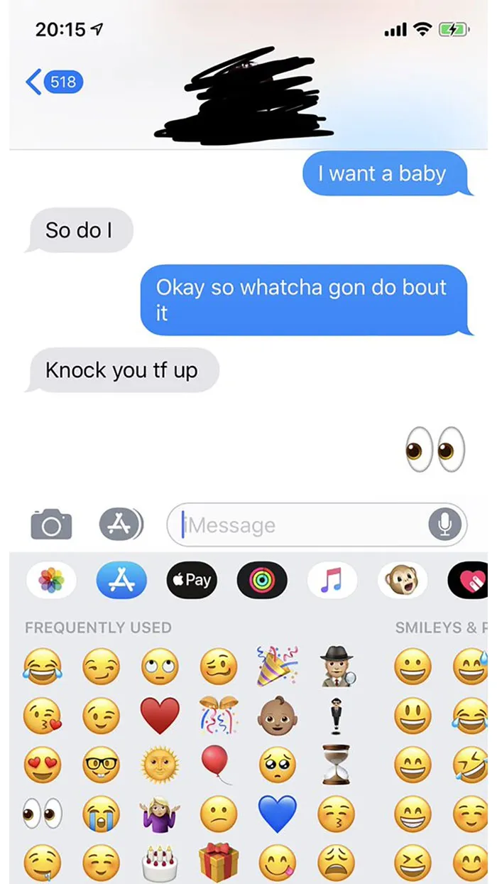 50 Of The Best Responses To The “Text Your Boyfriend 'I Want A Baby'” Challenge