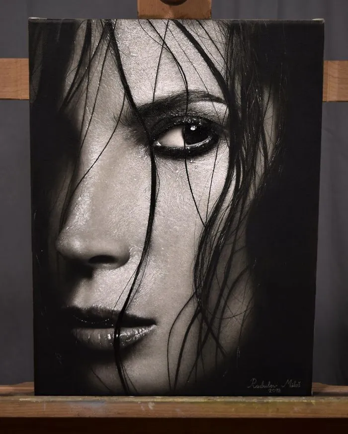 Hyperrealism Drawing By Serbian Realism & Hyperrealism Artist Radulov Miloš