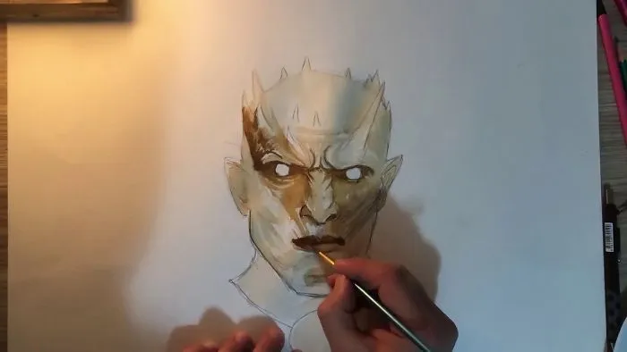 A Drawing In A Coffee Break