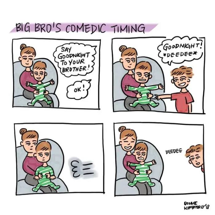 I Illustrate My Mundane Yet Funny Moments Of Life With Two Young Boys (35 Pics)