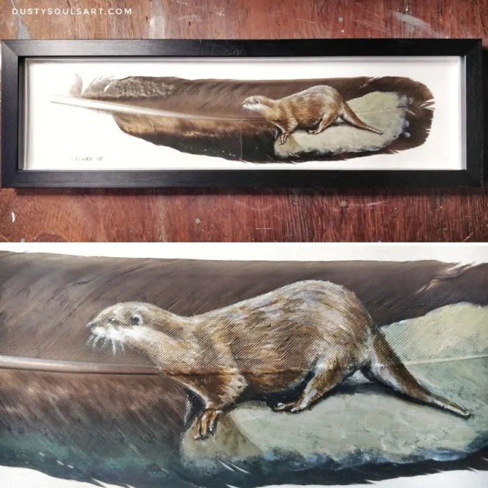 Otter On Peacock
