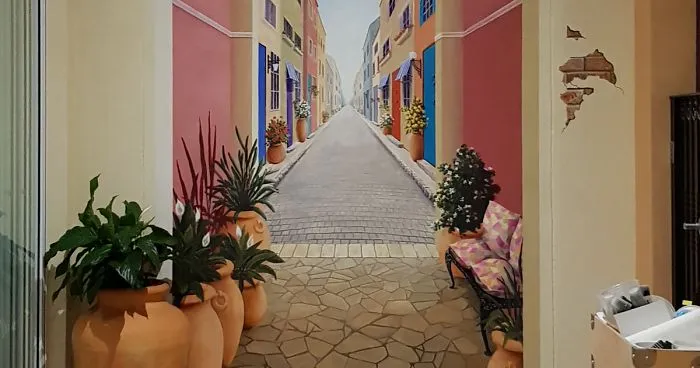 Artist Uses Her Mathematics Skills To Paint Magnificent 3D Murals