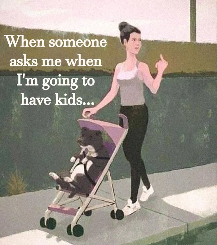 People Who Prefer Pets Over Kids Are Creating Funny Memes That Explain Their Choice
