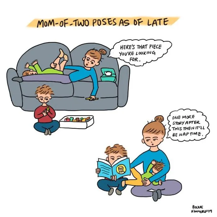 I Illustrate My Mundane Yet Funny Moments Of Life With Two Young Boys (35 Pics)