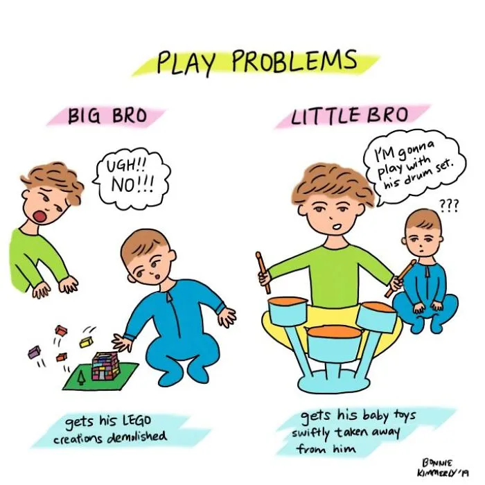 I Illustrate My Mundane Yet Funny Moments Of Life With Two Young Boys (35 Pics)