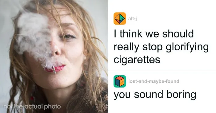 Someone Believes That People Who Don't Smoke Are Boring, Gets The Perfect Lesson