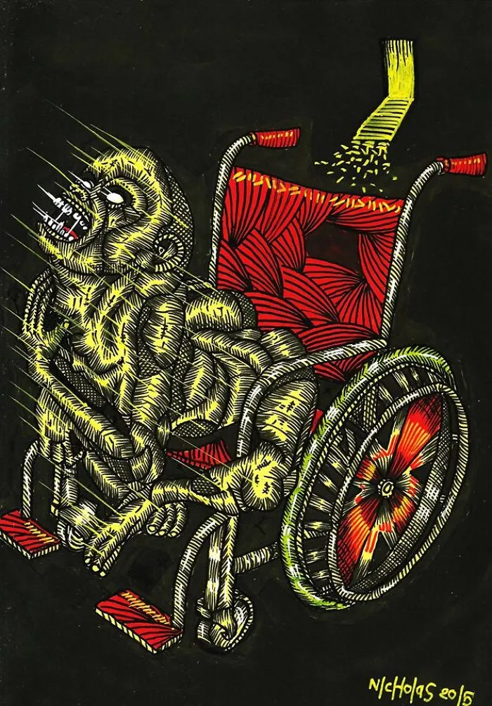 Rubber Johnny Ink Art