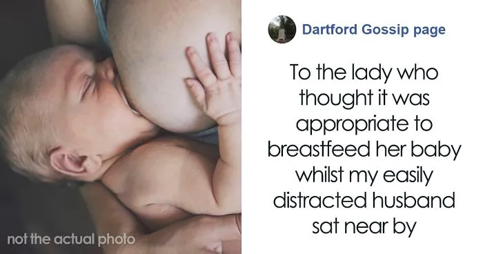 Woman Complains This Mom's Breastfeeding Is 'Distracting' Her Husband So She Squirts Her Boob At Her