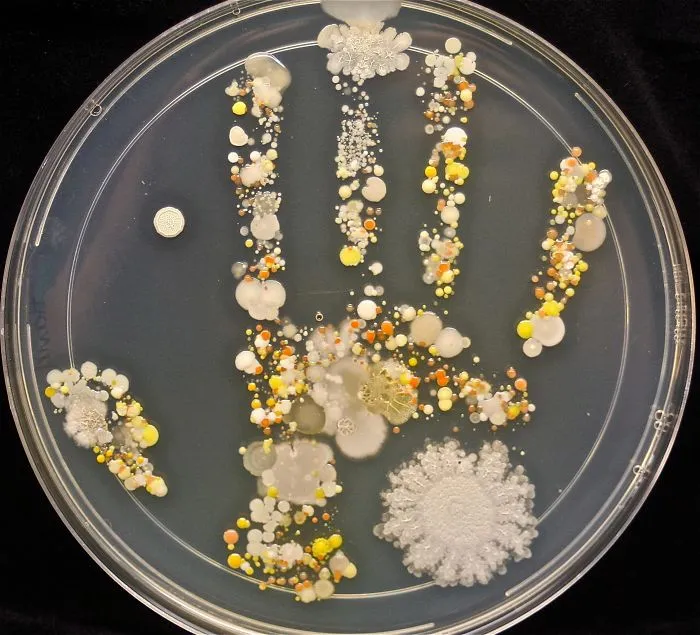 Microbios que dejó la mano de un niño de 8 años tras estar jugando fuera