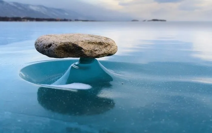 Rocks On The Lake Baikal