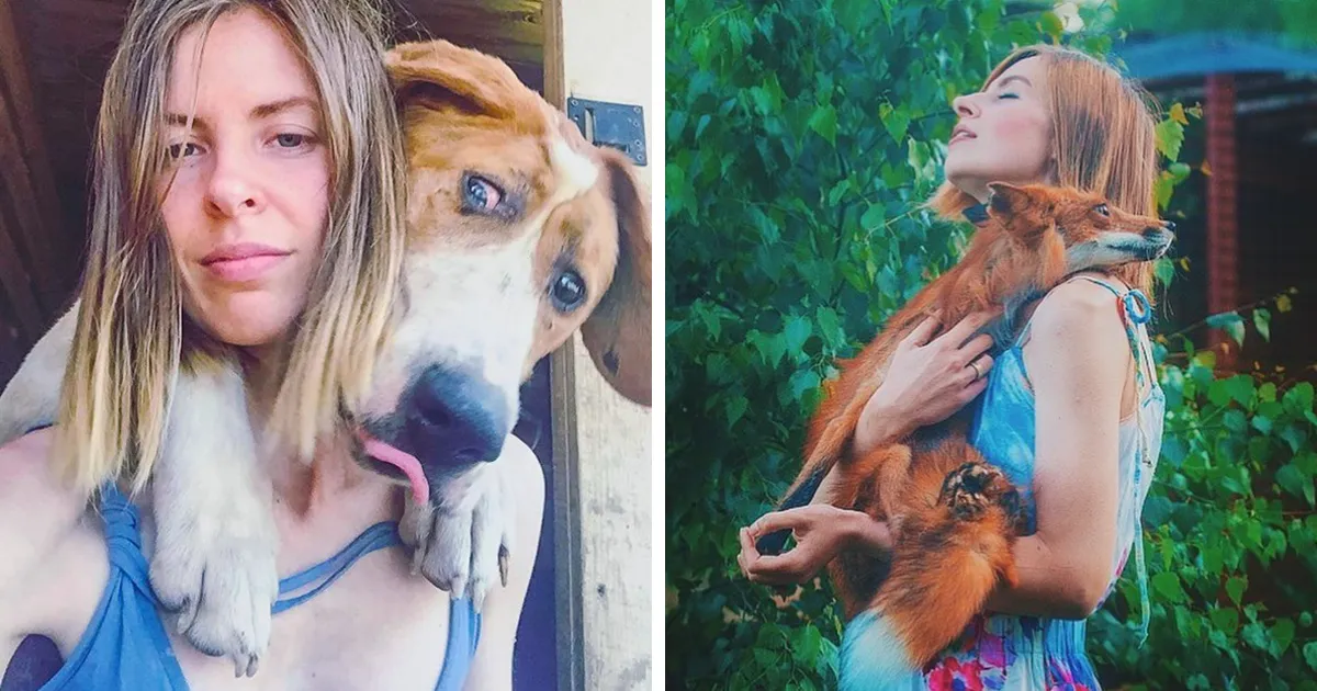 Esta famosa fotógrafa rusa dejó su carrera para vivir en un bosque con 100 perros enfermos