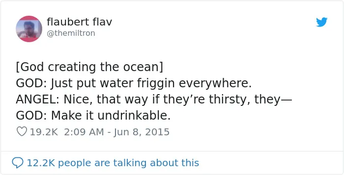 People Imagine What God Was Thinking When He Created Specific Things And It's Hilarious