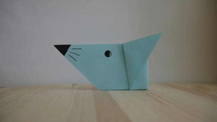 Origami. How To Make A Mouse Out Of Paper (Video Tutorial)