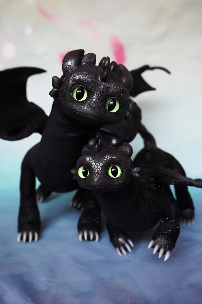 I Made Fantasy Creatures Inspired By Movies And Cartoons.
