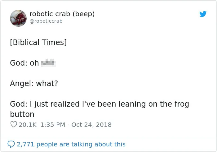 People Imagine What God Was Thinking When He Created Specific Things And It's Hilarious