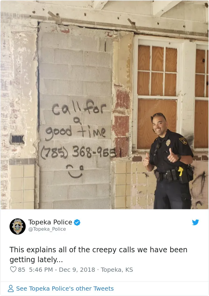26 Criminally Funny Tweets By The Kansas Police Departments