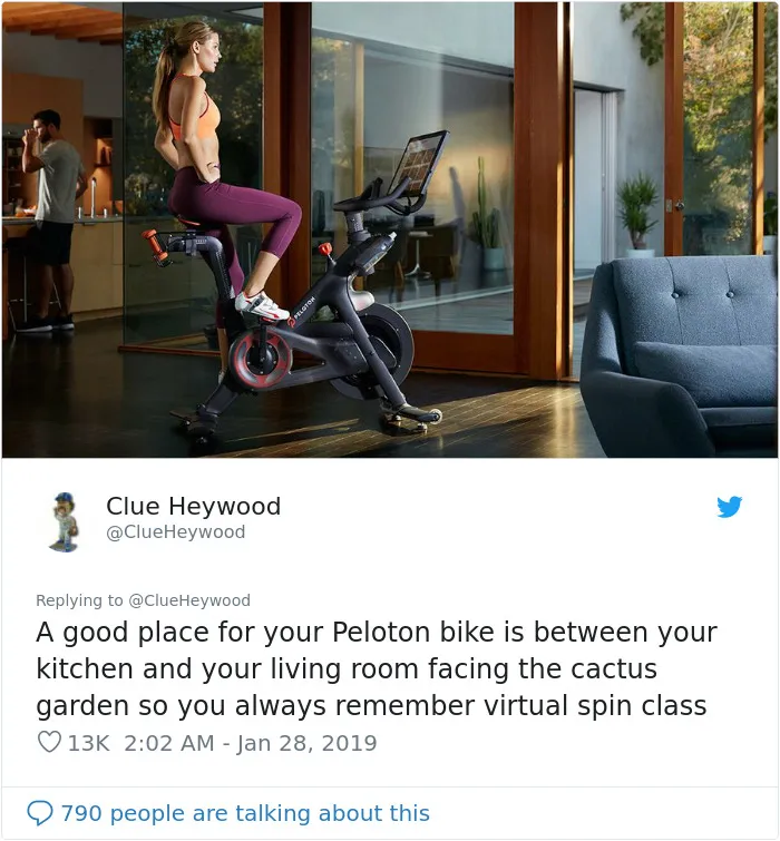 'Peloton' Stationary Bicycles Get Flooded With Memes After Their 'Luxurious' Ad Faces Backlash