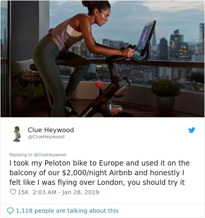 'Peloton' Stationary Bicycles Get Flooded With Memes After Their 'Luxurious' Ad Faces Backlash