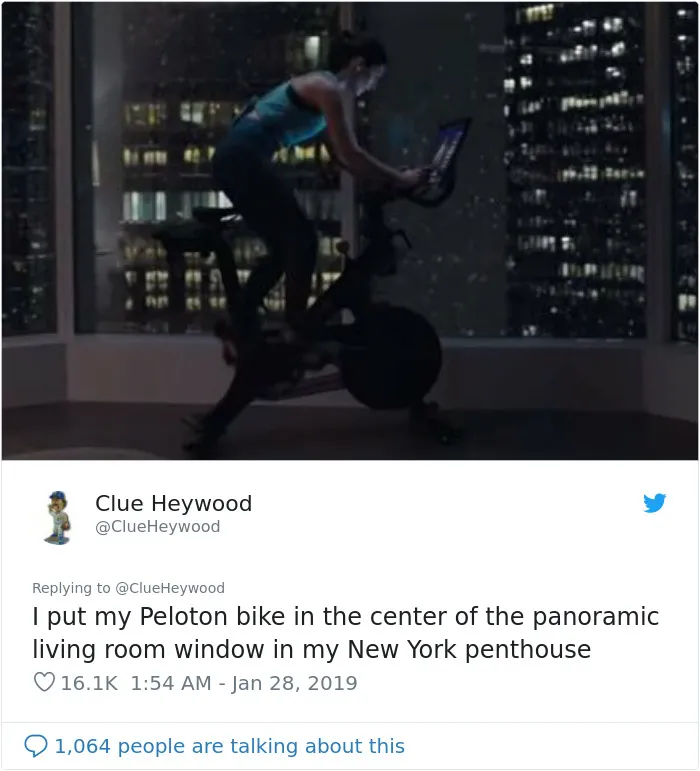 'Peloton' Stationary Bicycles Get Flooded With Memes After Their 'Luxurious' Ad Faces Backlash
