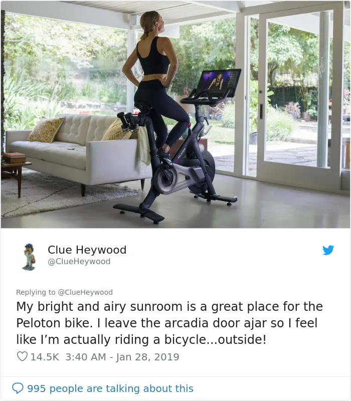 'Peloton' Stationary Bicycles Get Flooded With Memes After Their 'Luxurious' Ad Faces Backlash