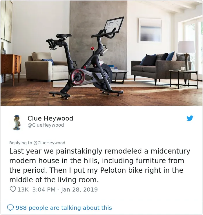 'Peloton' Stationary Bicycles Get Flooded With Memes After Their 'Luxurious' Ad Faces Backlash