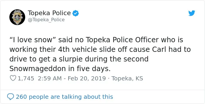 26 Criminally Funny Tweets By The Kansas Police Departments