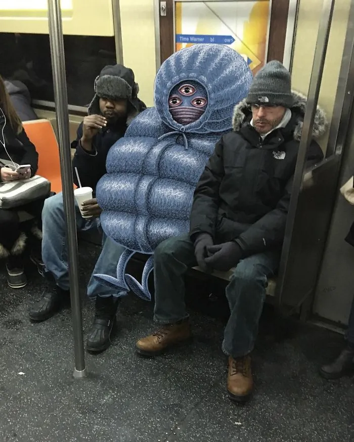 Monsters On The New York Subway In Ben Rubin’s Imagination