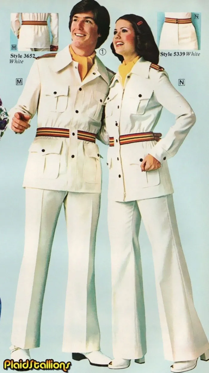 30 Laughable His-And-Hers Fashions From The 1970s You Wouldn't Wear In Public Today