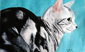 I Tried To Draw Cats With A Ballpoint Pen. Average 4 Hours Per Work.