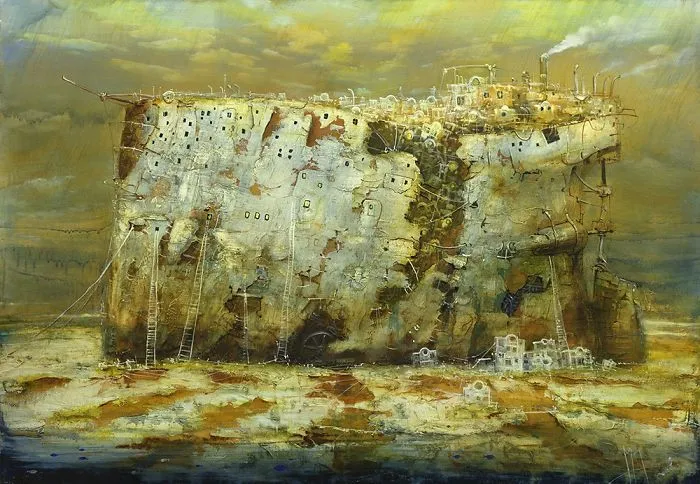 My 21 Oil Paintings Of Fantasy Ships