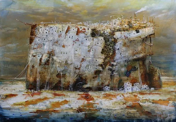 My 21 Oil Paintings Of Fantasy Ships