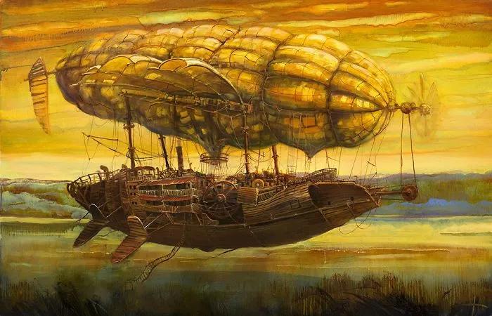 My 21 Oil Paintings Of Fantasy Ships