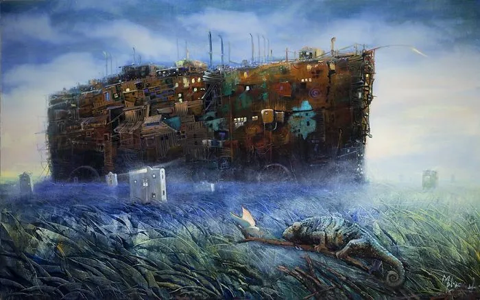 My 21 Oil Paintings Of Fantasy Ships