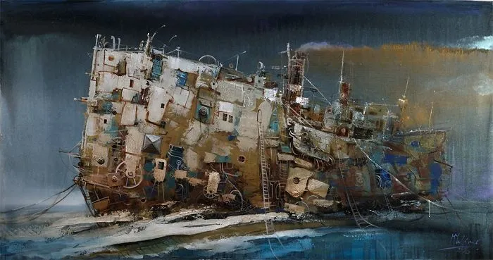 My 21 Oil Paintings Of Fantasy Ships