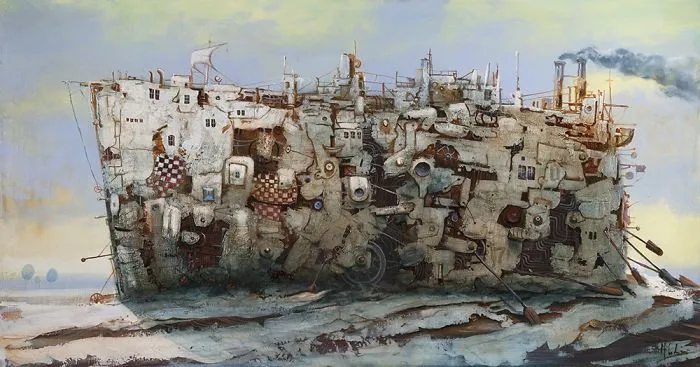 My 21 Oil Paintings Of Fantasy Ships