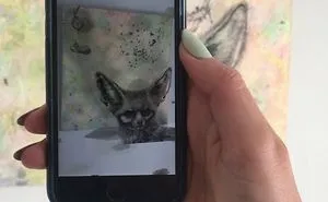 Artist Creates An Augmented Reality App To Animate Her Paintings.