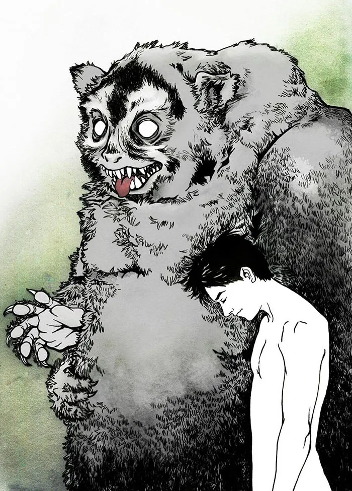 We All Have Monsters Within. This Is An Illustration Of A Dream I Had