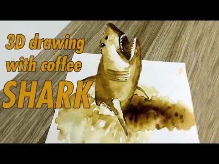 3D Drawing With Coffee