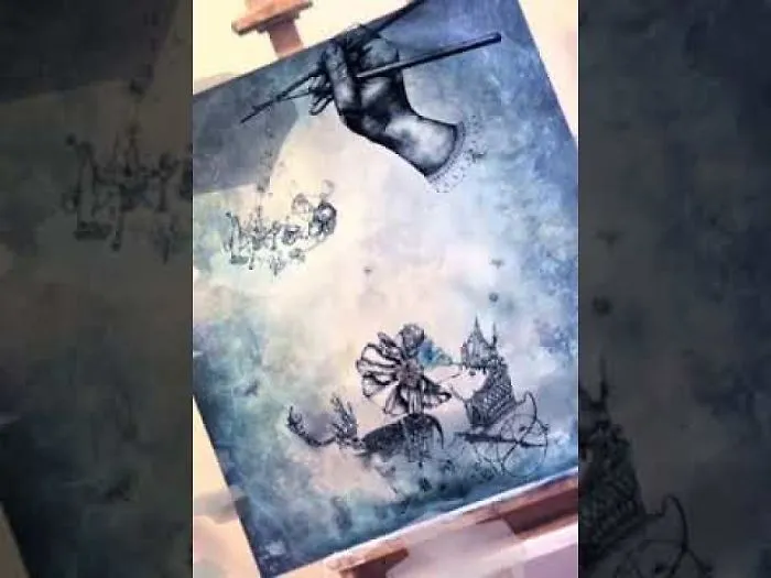 Artist Creates An Augmented Reality App To Animate Her Paintings.