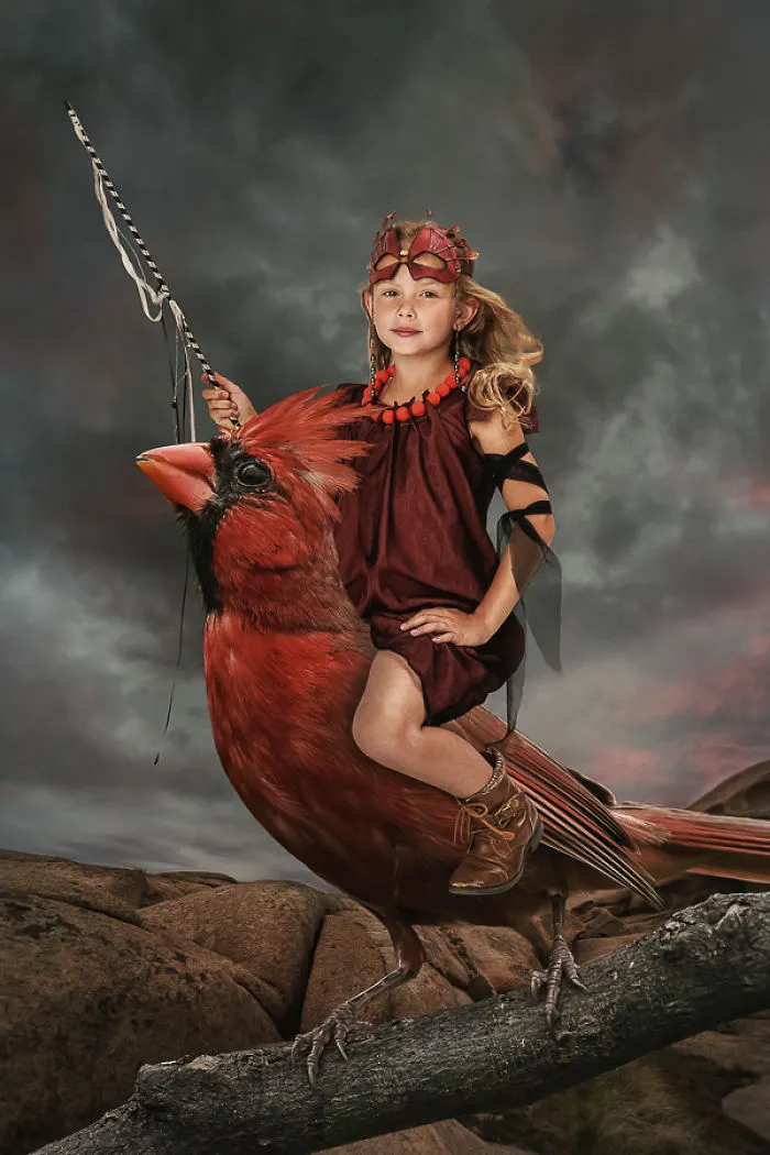The Fantasies Of Childhood: My Portrait Series Of A Inexistant World
