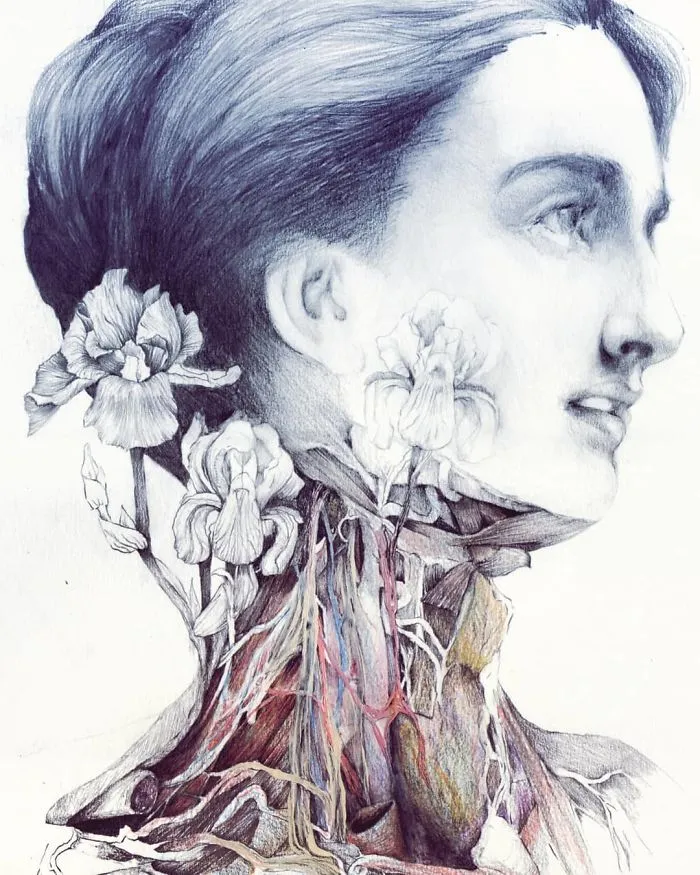 Artist Makes Flowers Bloom From Animal And Human Bodies And The Result Is Beautiful