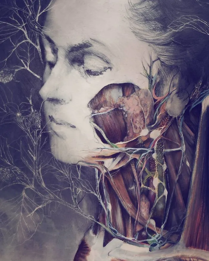 Artist Makes Flowers Bloom From Animal And Human Bodies And The Result Is Beautiful